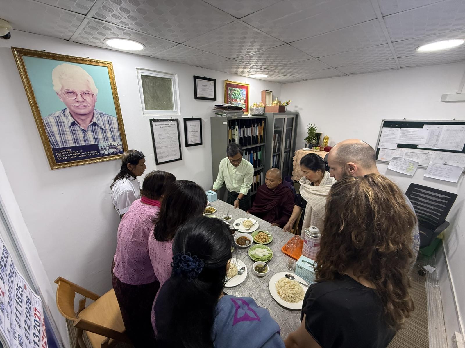 memorial for Mr. Blaser